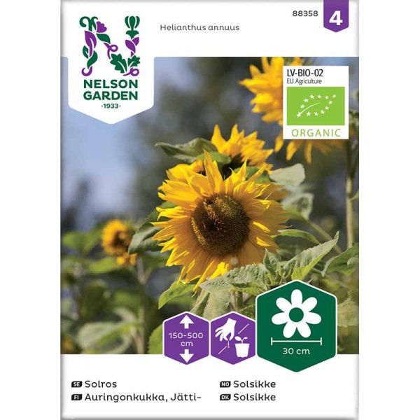 Zoom billede af Giant Sunflower Organic
