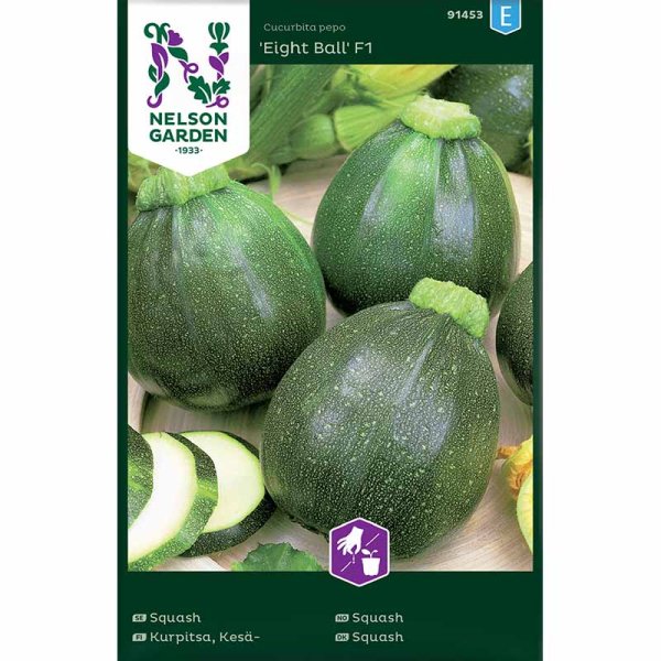 Zoom billede af Squash / Sommersquash 'Eight Ball' F1