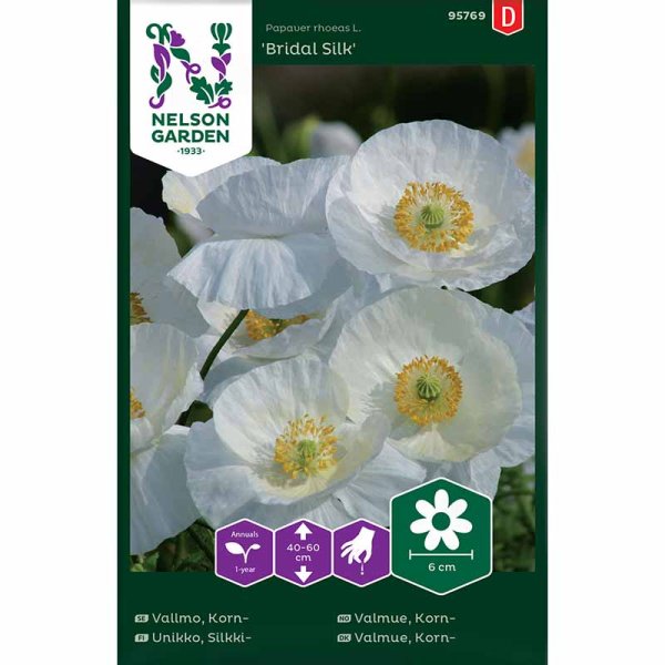 Zoom billede af Valmue 'Bridal Silk'