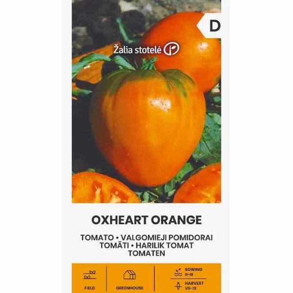 Zoom bilde av Tomat 'Oxheart orange'