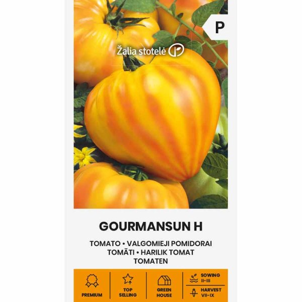 Zoom billede af Tomat 'Gourmansun' h