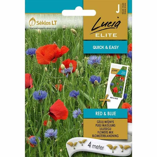 Zoom billede af Flower Mix 'Red & blue'