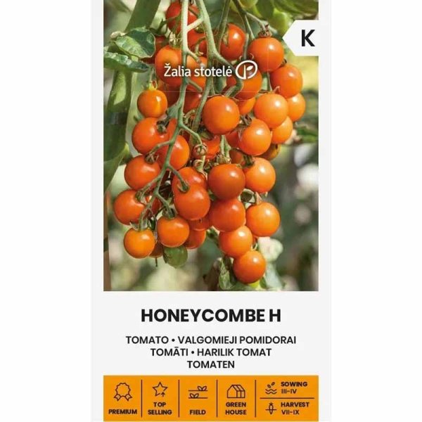 Zoom billede af Tomat 'Honeycombe' H