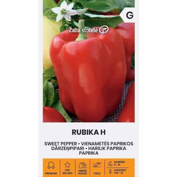 Zoom billede af Peberfrugt 'Rubika' F1