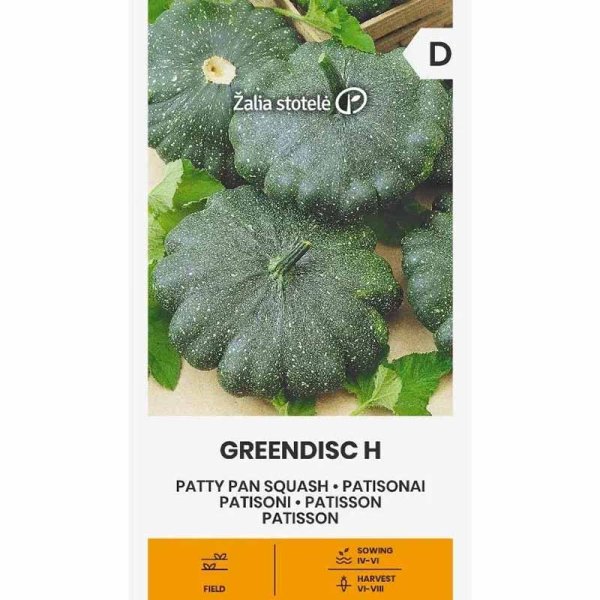 Zoom billede af Tefatsquash 'Greendisc' h