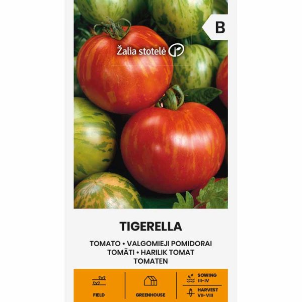 Zoom billede af Tomat 'Tigerella'