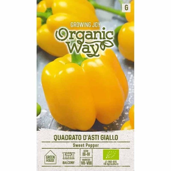 Zoom billede af Bell Pepper 'Quadrato d'asti giallo'
