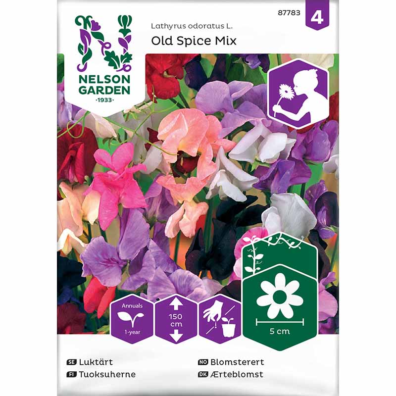 Ærteblomst 'Old Spice' Mix