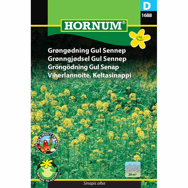 Grøngødning Gul Sennep